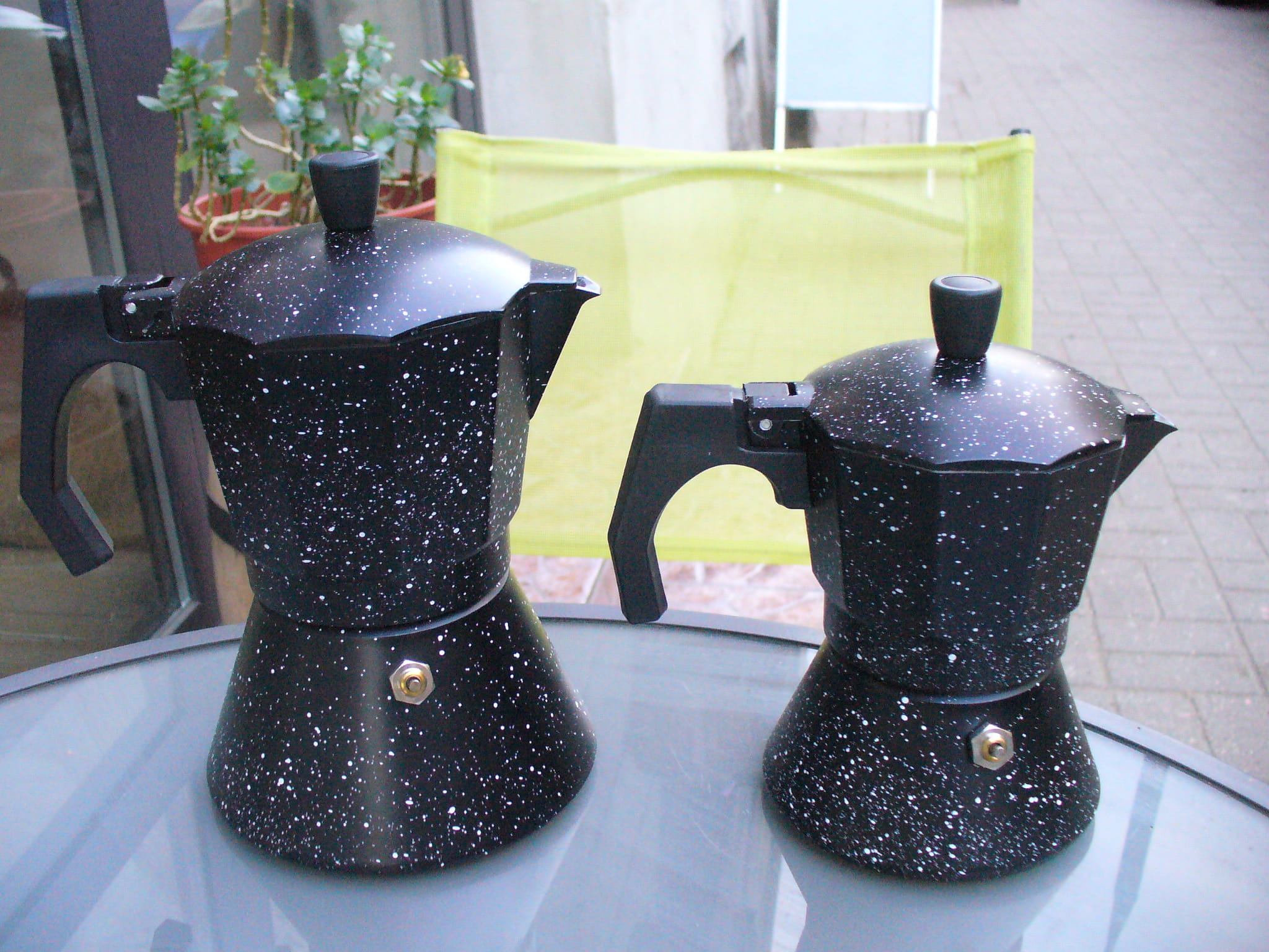 Kawiarka aluminiowa marmurkowa – 300 ml