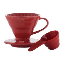 Hario ceramiczny Drip V60-01 czerwony